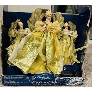 Christmas Eve by Santa's Best Singing Choir Of Angels~Gold~Sings  2 songs~NIP!